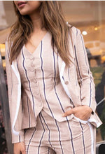 Load image into Gallery viewer, Once Was - Grace Linen Vest in Stripe