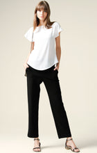 Load image into Gallery viewer, Sacha Drake - Analia Loose-Fit V-Neck Cap Sleeve Blouse Top In White