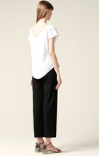 Load image into Gallery viewer, Sacha Drake - Analia Loose-Fit V-Neck Cap Sleeve Blouse Top In White