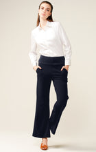 Load image into Gallery viewer, Sacha Drake - Classic Fit and Flare Wide Leg Trouser in Navy
