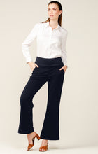 Load image into Gallery viewer, Sacha Drake - Classic Fit and Flare Wide Leg Trouser in Navy