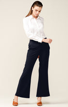 Load image into Gallery viewer, Sacha Drake - Classic Fit and Flare Wide Leg Trouser in Navy