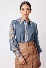 Load image into Gallery viewer, Once Was - Tallitha Linen Shirt  (Como Flower)
