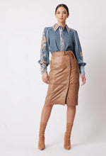 Load image into Gallery viewer, Once Was - Tallitha Linen Shirt  (Como Flower)