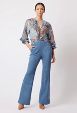 Load image into Gallery viewer, Once Was - Getty Faux Suede Pant (Chambray)