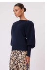 Load image into Gallery viewer, Once Was - Haven Wool / Viscose Blend Sweater in Midnight