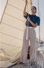 Load image into Gallery viewer, Once Was - Grace Linen Pants in Stripe