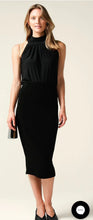 Load image into Gallery viewer, Sacha Drake - Neck Tie Top (Black)
