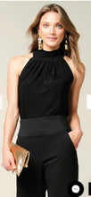 Load image into Gallery viewer, Sacha Drake - Neck Tie Top (Black)