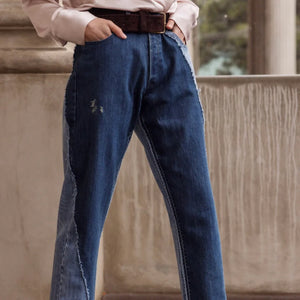 M.A Dainty - BARRETINAS JEANS (BLUE DENIM)