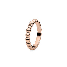 Load image into Gallery viewer, QUDO INTERCHANGEABLE BASE RING VEROLI - ROSE GOLD PLATED STAINLESS STEEL
