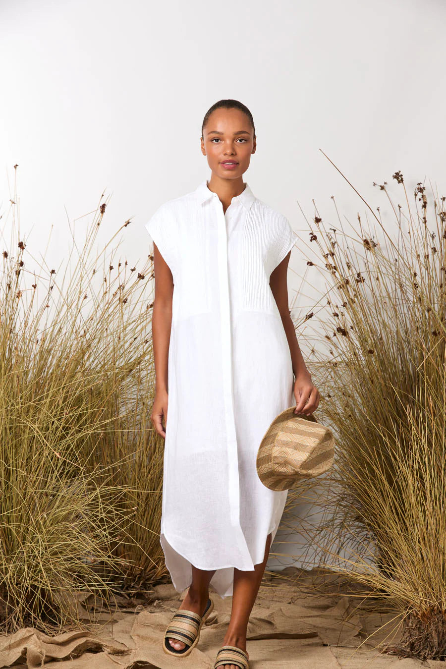 M.A Dainty - Bobby Pin Dress (White)