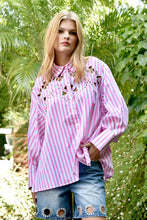 Load image into Gallery viewer, COOP by Trelise Cooper - Cut to the Chase Shirt (Pink &amp; White)
