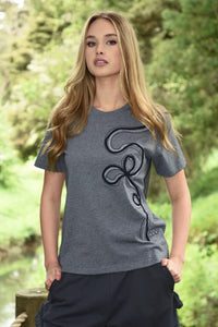 Coop by Trelise Cooper - GO WITH THE BOW T-Shirt (Grey)