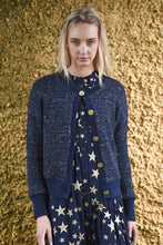 Load image into Gallery viewer, Coop by Trelise Cooper - Shine of the Times Cardigan (Navy &amp; Gold)
