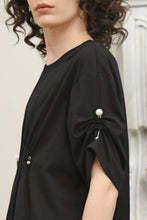 Load image into Gallery viewer, Curate by Trelise Cooper - Pearl Perfection T-Shirt (Black)
