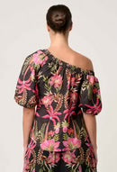 Load image into Gallery viewer, Once Was - Juno One Shoulder Top (Anthos Lotos)
