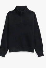 Load image into Gallery viewer, Country Road - Australian Cotton Zip Collar Sweat (Black)
