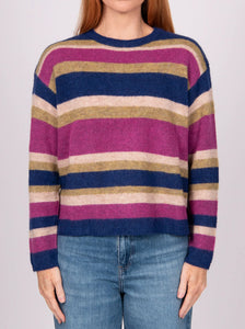 Bridge and Lord - ALPACA MULTI STRIPE JUMPER