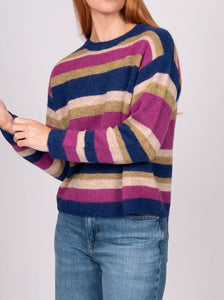 Bridge and Lord - ALPACA MULTI STRIPE JUMPER