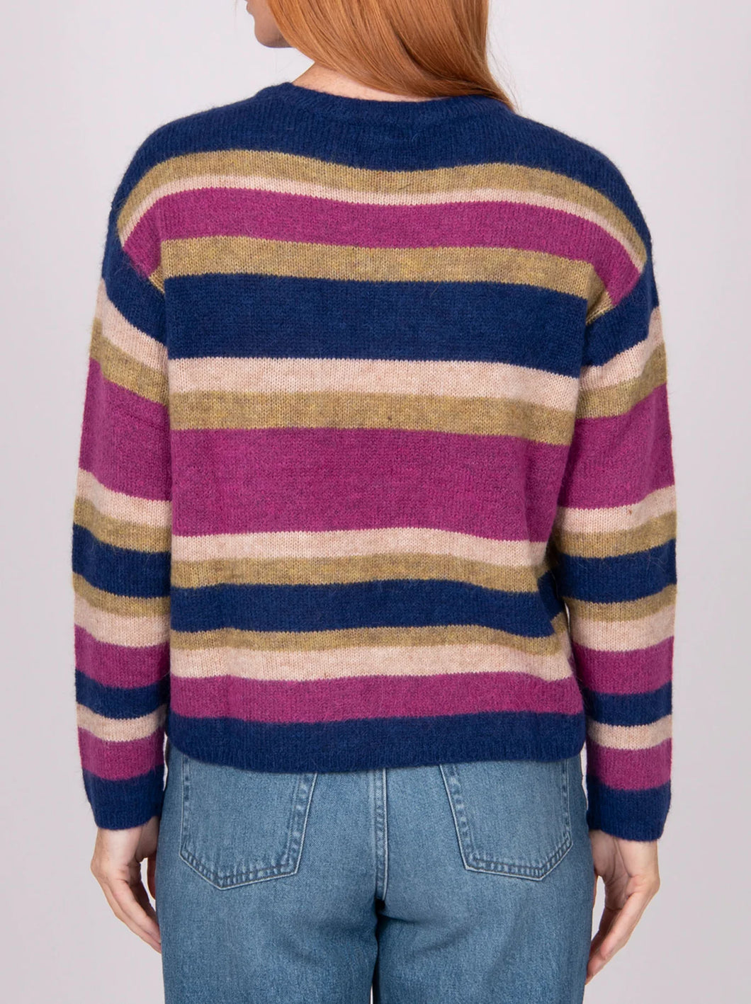 Bridge and Lord - ALPACA MULTI STRIPE JUMPER