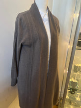 Load image into Gallery viewer, Bridge and Lord - Long Line Cable and Rim Trim Cardi Mocha
