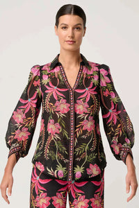 ONCE WAS - 
ELYSIAN SILK COTTON SHIRT (ANTHOS LOTOS)