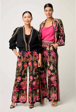 Load image into Gallery viewer, Once Was - Arabella reversible VISCOSE JACKET IN ANTHOS LÓTOS/BLACK
