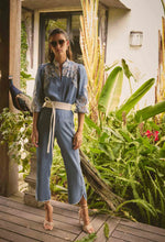 Load image into Gallery viewer, Once Was - ASTRA TENCEL HIGH WAIST PANT IN BLUE ASH
