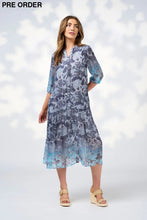 Load image into Gallery viewer, Loobie Story - STEVIE MIDI DRESS (Indigo) LS3054
