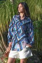 Load image into Gallery viewer, Coop by Trelise Cooper - TAKE IT EASY SHIRT - BLUE ALOHA

