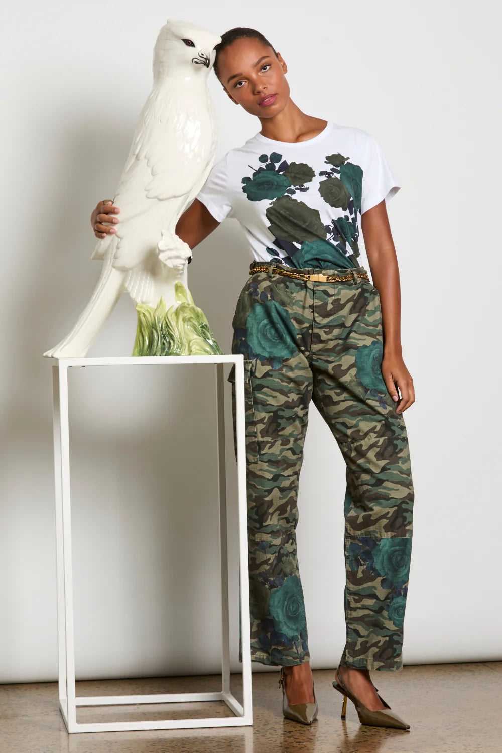 M.A.Dainty - Muster Pants Camo Roses
