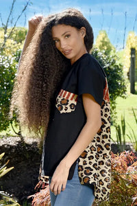 Curate by Trelise Cooper - Mix + Match T Shirt in Leopard print