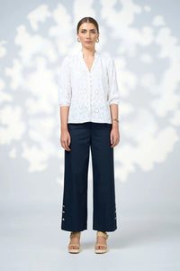 Loobies Story - MISCHA BLOUSE - LS3044 (white)