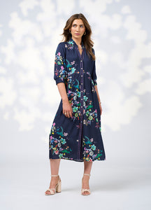 Loobies Story - La Bohème Shirt Dress LS3009 (Indigo)