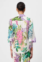 Load image into Gallery viewer, Once Was - Swanson Embroidered Cotton Voile Shirt in Wisteria Alba
