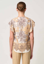 Load image into Gallery viewer, Once Was - Novia Linen Viscose Top in Golden Mallow
