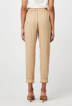 Load image into Gallery viewer, Once Was - Tierra Rolled Cuff Elastic Waist Tencel Twill Jogger in Sand
