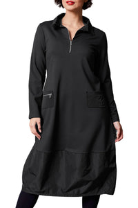 Peruzzi - Zip Pocket Dress (Black)