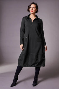 Peruzzi - Zip Pocket Dress (Black)