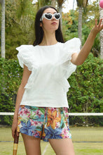 Load image into Gallery viewer, Coop - On the Ruffle Top (White)
