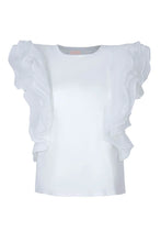 Load image into Gallery viewer, Coop - On the Ruffle Top (White)
