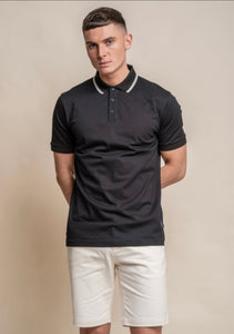 House of Cavani - Finlay Polo Black