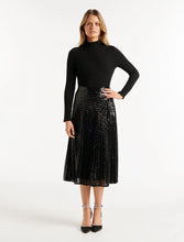 Monari - Sequin Pleated Skirt