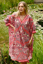 Load image into Gallery viewer, Curate by Trelise Cooper - Kaftan Kutie Dress (Pink Border)
