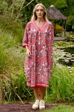 Load image into Gallery viewer, Curate by Trelise Cooper - Kaftan Kutie Dress (Pink Border)
