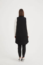 Load image into Gallery viewer, Tirelli - Zip Hem Puffer Vest (Black)
