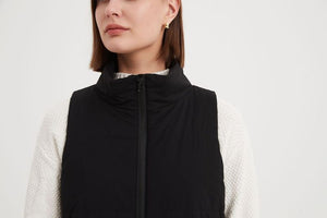 Tirelli - Zip Hem Puffer Vest (Black)