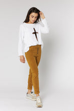 Load image into Gallery viewer, Italian Star - Hot Cross Long Sleeve Top
