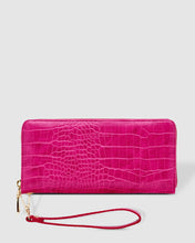Load image into Gallery viewer, Jessica Croc Wallet - Fuschia
